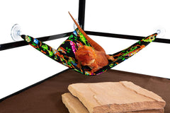 Hammock for Bearded Dragons, Chameleons Fabric with Suction Cup Hooks