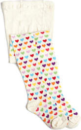 Jefferies Socks Girls 2-6X Lovely Heart Tights