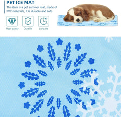 Dog Cooling Mat Pet Bed Mat Gel Cooling Pad Multi-Functional Pet Supplies for Dogs Cats
