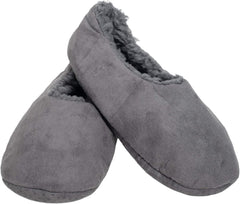 Solid Tone Mens Plush Lined Cozy Non Slip Indoor Soft Slipper