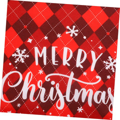 Pet Dog Christmas Bandana Soft Scarf for Holiday Parties and Photos for Festive Pet Costumes and