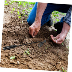 VANZACK Ergonomic Stainless Steel Weed Puller Tool for Gardeners Hand Weeder Comfortable Grip for Easy Moss and Grass Removal Tight Spaces