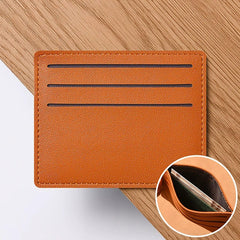 2 Pack RFID Blocking Leather Credit Card Holder,Slim Minimalist Front Pocket RFID Blocking Leather Wallets,Rfid Wallet Women,Minimalist Wallet for Men(6 card slots+1 money pocket)