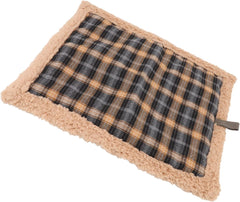 Self Warming Pet Pad, Soft Plush Washable Self Heating Cat Dog Mat, Double Sided Lambswool and Aluminum Film for Heat Retention, Comfortable Crate Bed for Dogs