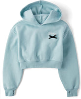 The Children's Place Girls' Active Long Sleeve Hooded Sweatshirt