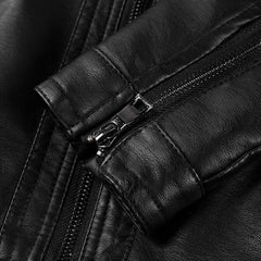 Boys Faux Leather Jacket Toddler Kids Motorcycle PU Leather Coats Fall Winter Outerwear Coat (Black, 13-14 years)