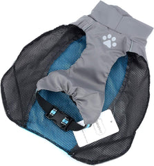 Ranphy Waterproof Dog Raincoat for Medium Large Dogs Reflective Adjustable Jackets Breathable Mesh Lined Poncho with Quick Release Buckles Outdoor Sports Pet Vest Jacket Coat, Pet Apparel Red 7XL