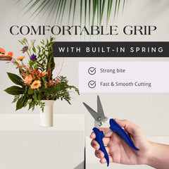 Flower Clippers, Garden Shears with Sharp Blades, Trimming Shears for Plants, Flowers and Trees, Must-Have Designing and Gardening Hand Tools