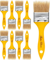 Bates- Chip Paint Brushes, 2 Inch, 9 Pack, Plastic Handle Chip Brush, Brushes for Painting, Stain Brushes for Wood, Natural Bristle Paint Brush, 2 Inch Paint Brush, Chip Paint Brushes for Paint