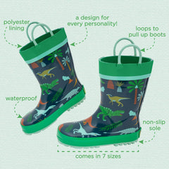 Stephen Joseph Girls All Over Print Rain Boots