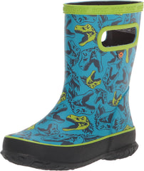BOGS Unisex-Child Kids Skipper Waterproof Rubber Rain Boot