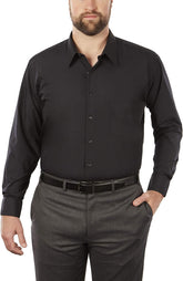 Van Heusen Men's BIG FIT Dress Shirts Poplin (Big and Tall)