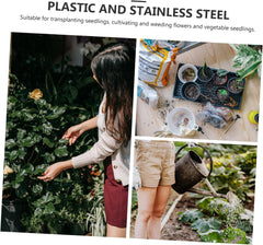 BESTonZON Garden Hand Hoe Weeding Tool Gardening Hoe Lightweight Portable for Gardening Work Efficiency