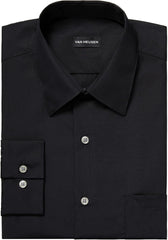 Van Heusen Men's Dress Shirt Regular Fit Poplin Solid