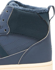 adidas Unisex Break Start Mid Top Winterized Sneaker, Black/Grey/Black, 3.5 US Men