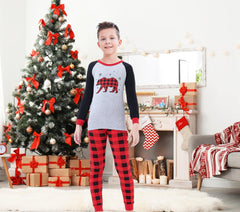 Dolphin&Fish Kids Christmas Pajamas Boys Christmas Pajamas Girls Pjs Holiday Clothes.