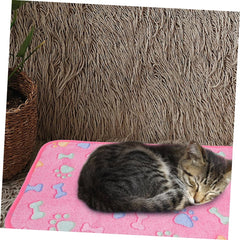 TOYANDONA 3pcs Soft Pet Blanket Cute Pattern Fleece Blankets for Dogs and Cats Small Comfortable Pet for Puppies and Kittens for Couch and Bed Use