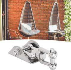 Rotatable Swing Hanger Hook, 304 Stainless Steel Fixed Plate Buckle for Yoga Hammock Chair Sandbag