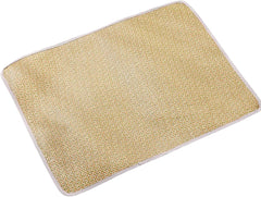 Cooling pad,Breathable Mat Woven Rattan Pad for Dog and Cats Comfortable Bed Cushions with Option Size Easy to
