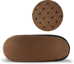 ELFJOY Mens Slipper Socks with Grippers Fuzzy House Slippers for Men Indoor Winter Warm Fleece Lined Sock Slippers