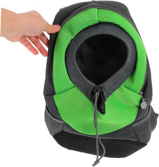 SUPVOX Breathable Dog Backpack Carrier for Small Pets Lightweight Adjustable with Versatile Design for Outdoor Adventures Multiple Pockets for Storage