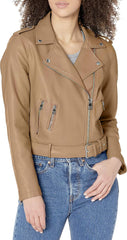 Levi's Women's Belted Faux Leather Moto Jacket (Regular & Plus Size)