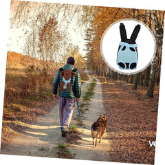 Milisten Versatile Pet Carrier Bag for Dogs and Cats Lightweight Breathable Pet Backpack for Travel Wide Straps Random Color