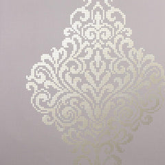 Kenneth James 2542-20751 Lux Metallic Damask Wallpaper, Lavender