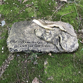 Garden Stepping Stone, Dog Pet Memorial Stones, Loss of Pet Gift - 10 inch L x 5.6 inch W x 1 inch D, Bronze