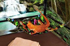 Hammock for Bearded Dragons, Chameleons Fabric with Suction Cup Hooks