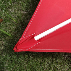 2m/6.5ft Square Patio Umbrella 4Ribs Replacement Umbrella Cover 4 Color Furniture Umbrella Garden Umbrella - No Frame(#4)