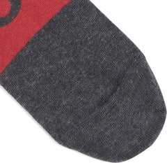 BOSS 2-Pack Solid Logo Cotton Ankle Socks, shadow grey, 7-13