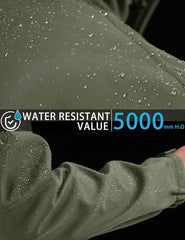 MAGCOMSEN Men's Tactical Jacket 7 Pockets Performance Fleece Lined Water Resistant Ski Snow Soft Shell Winter Coats