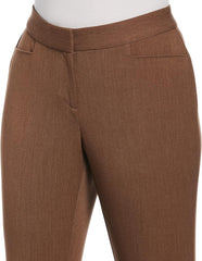 Rafaella Women's Curvy Fit Gabardine Slim Leg Pant