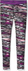 Under Armour Kids Girl's HeatGear Armour Printed Leggings (Big Kids) Purple Rave/Indulge/Purple Rave Large