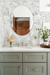 Wudnaye Black and White Peel and Stick Wallpaper Leaf Contact Paper 17.7 inch × 118.1 inch Black and White Contact Paper Peel and Stick Wallpaper for Bathroom Self Adhesive Decorative Wall Paper