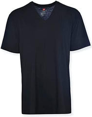 Hanes Men’s Tall V-Neck Undershirts – Tagless 100% Cotton Multipack, Lightweight Base Layer Camisetas para Hombre Alto
