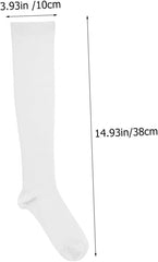 3pairs Softball Socks Men's Female's Fencing Socks Compression Tube for Sports Soccer Baseball