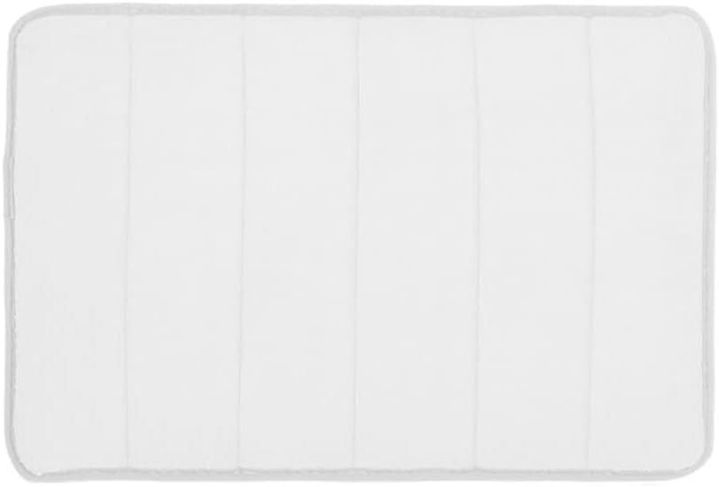 17 * 24inch Memory Foam Soft Bath Mats Absorbent Bathroom Rugs PVC Back Runner Pad for Kitchen Bathroom Floors Comfortable Soft Maximum Absorbent Thick Easier to Dry Carpet for Tub