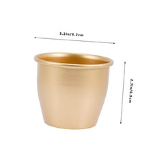 Metal Flower Pot Garden Small Planter for Indoor Plants Bonsai Planter Pot