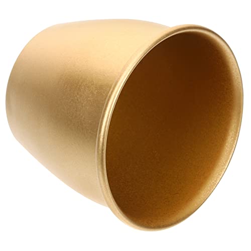 Flower Pot Metal Plant Pots Set of 2 Garden Planter Rustic Style for Home Office Decor