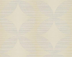 CONCORD WALLCOVERINGS ™ Hollywood - Graphical Retro Floral Trails Vintage Grey Wallpaper Sample
