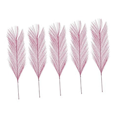 50pcs Fluffy Plants Decor Artificial Flower Decor for Home Office Wedding Decorative Random Color