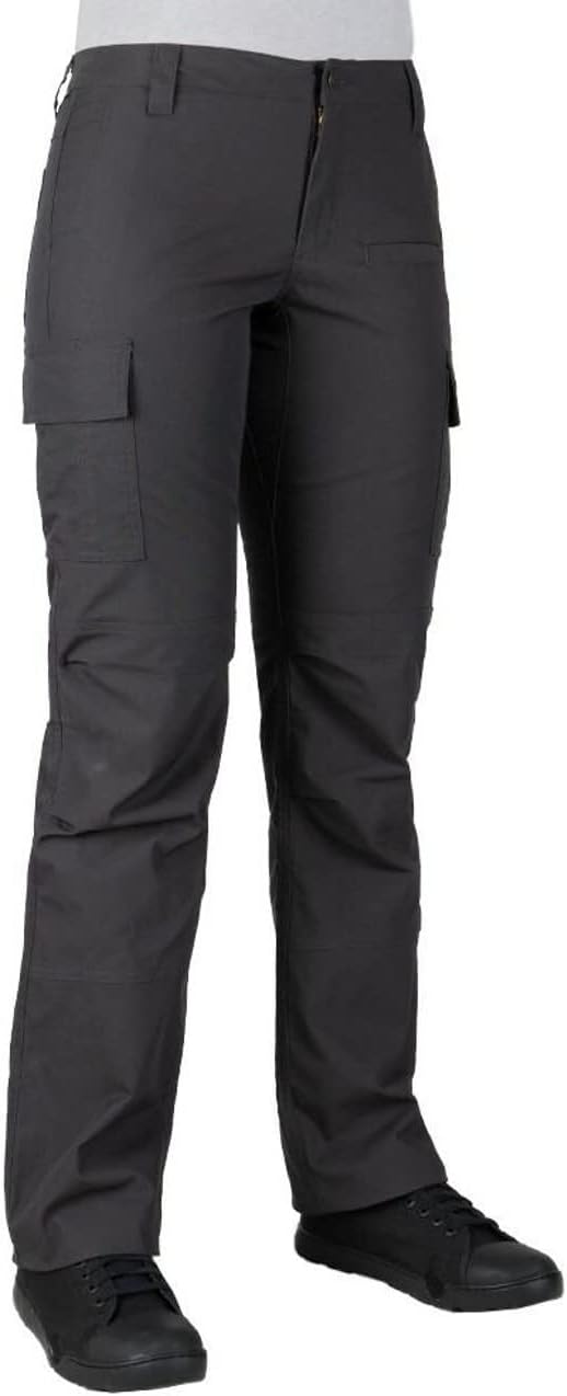 LAPG Women's Gear Stretch Tactical Pants, Low Rise, Slim Fit, 7-Pocket Durable Flex Cargo Outdoor, Hiking & Work Pants