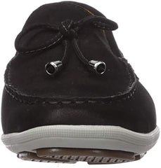 Driver Club USA Unisex-Child Kids Boys/Girls Leather Tiebow Driving Style Loafer