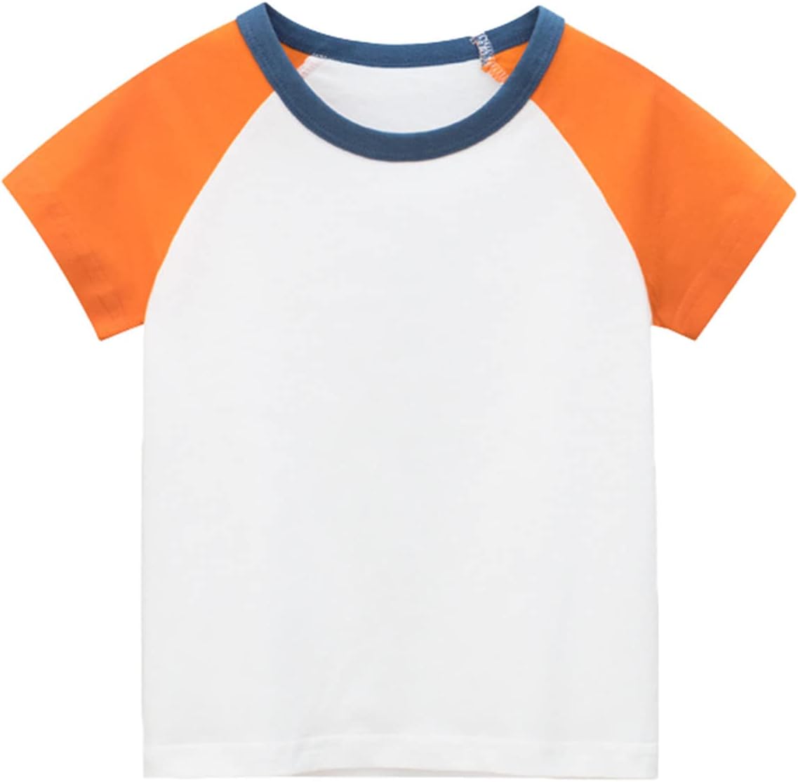 Toddler Kids Girls Boys Short Sleeve Basic Color Block T Shirt Casual Tees Shirt Tops Comfortable Summer Tops