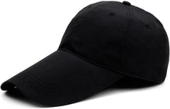 4.3" Long Bill Baseball Cap,Oversize Unstructured Quick-Drying Dad Running Hat