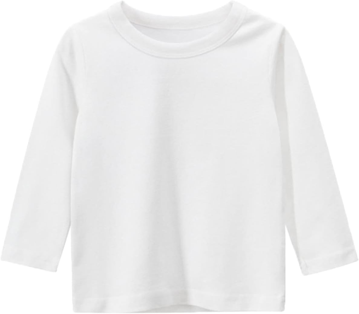 sfdgfhyf Toddler Kids Girls Boys Long Sleeve Basic T Shirt Casual Tees Shirt Tops Solid Color Toddler Warm Sweater