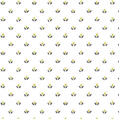 CONCORD WALLCOVERINGS ™ Fresh Kitchens, Pre-Pasted Kitchen Design White, Green Wallpaper Sample