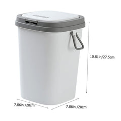 Nordic Style Small Trash Can with Lid Bathroom and Kitchen Waste Basket Compact Design for Bedroom and Office Use Practical and Stylish Waste Container